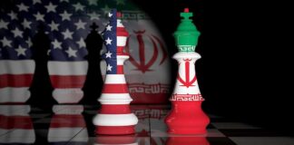The US and Iran as chess figures
