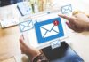 Email on a screen
