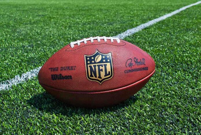 205708945 featured image NFL football on a green field