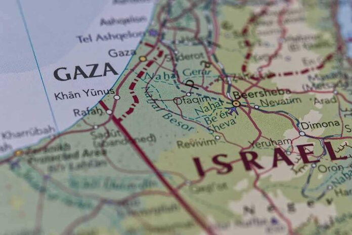 2372927031 featured image Map showing Gaza and Israel locations.