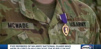 National Guard Troops SHOT in DC Receive Purple Hearts