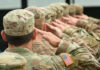 Army Drops Weed Waivers—Shocker! Soldiers in uniform saluting, American flag patch visible.