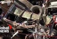 Bus Bomb Kills 19 Civilians