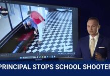 Hero Principal SHOT Taking Down School Shooter