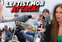 Violent Mob ATTACKS Young TPUSA Reporter Violent Mob ATTACKS Young TPUSA Reporter