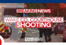 Suspect in custody, 2 lawyers shot outside Raleigh courthouse