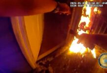 Cop Rescues 2 Kids And Mom From House Fire