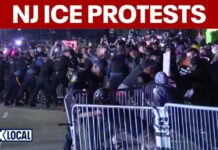 Anti-ICE Rioter MOWED DOWN By Jeep! Anti-ICE protests continue outside Newark's Delaney Hall
