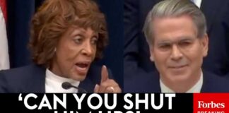 SHOCK CLASH: Confrontation Erupts Between Maxine Waters And Scott Bessent During Tense Hearing