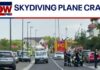 Skydiving plane crash: 11 dead in France town