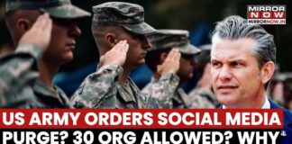 US Army Announces Massive Social Media Purge, Restricts Official Accounts Nationwide | WATCH
