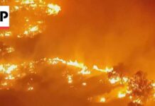 Firefighters battle one of Spain's biggest-ever wildfires