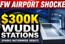 DFW Airport to Install $300K Islamic Wudu Stations — Here's What's Really Happening