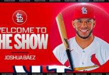 MLB Rookie Sensation: Three Homers First Game Joshua Báez homers on the 1ST PITCH HE SEES in his MLB debut for the Cardinals! 😱 (449 FEET! 💪)