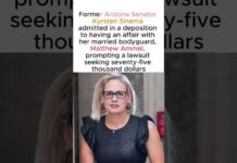 Senator’s Boyfriend ARRESTED – Bailed at Midnight Kyrsten Sinema admits affair with married bodyguard as ex ...