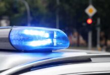 Marine ARRESTED on Trump Golf Club Carrying THIS! Police car blue siren light flashing