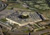 Pentagon building seen from above