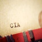 Tulsi Gabbard UPENDS D.C In Her Last Day as DNI! Close-up of a typewritten document labeled 'CIA'