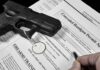 Handgun on concealed carry permit application