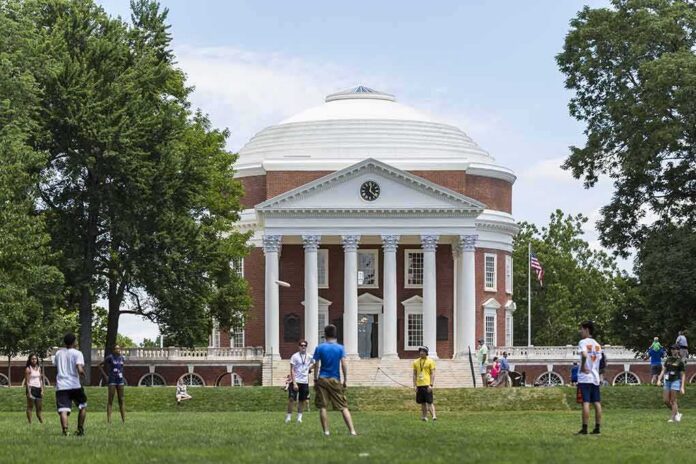 shutterstock_670201756 Students playing on a lawn in front of a domed neoclassical building